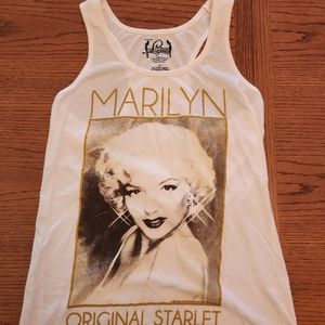 VINTAGE 1985 MARILYN MONROE HOLLYWOOD LEGENDS TANK TOP,  ORIGINAL STARLET